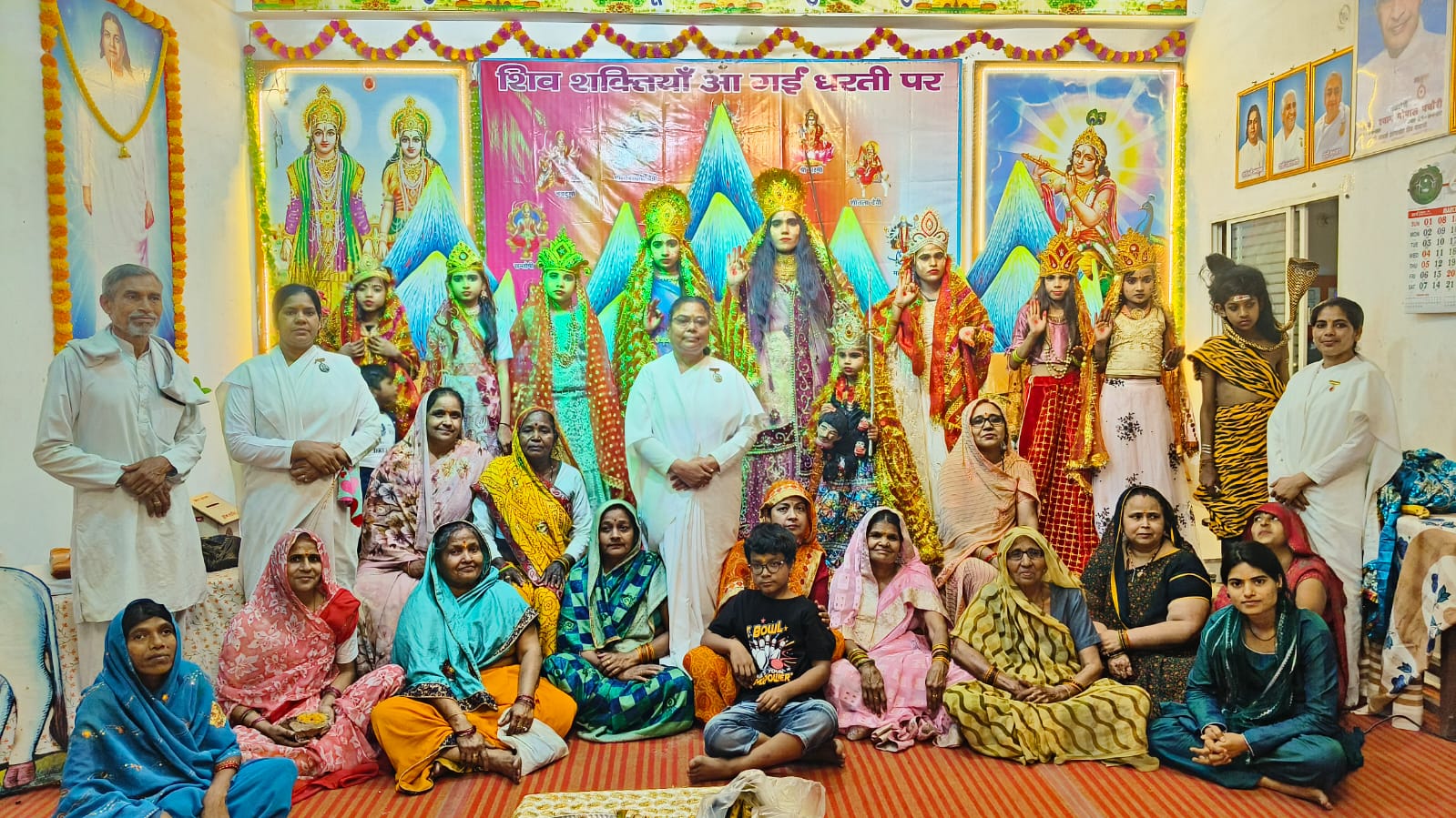नवरात्रि पर ब्रह्माकुमारीज ने कराए “माँ के नौ दिव्य रूपों के पावन दर्शन”