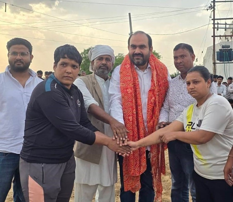 गीगला में हुआ कुश्ती दंगल, बराबरी पर छूटी आखिरी कुश्ती