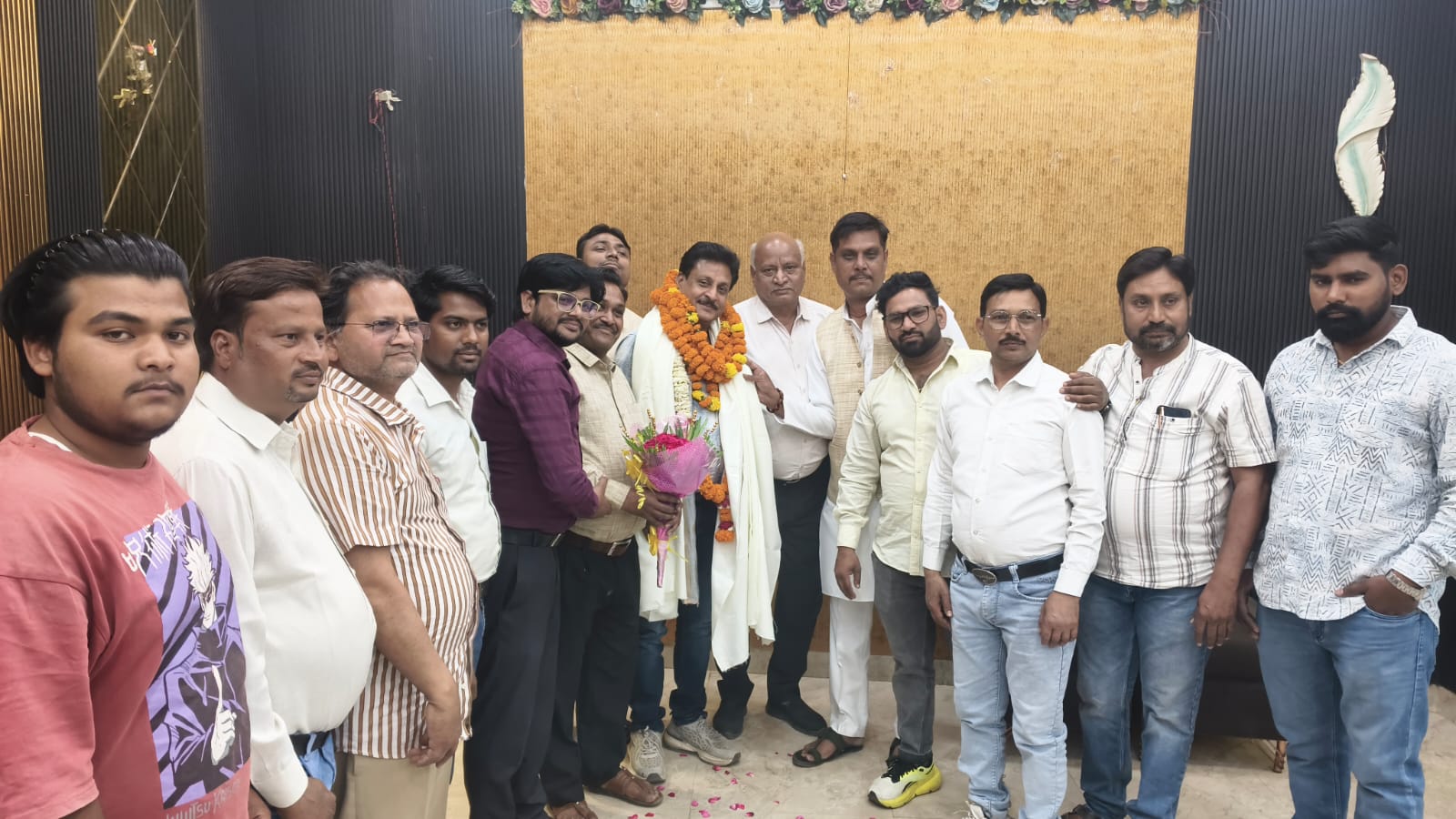 नवनिर्वाचित भारतीय जनता पार्टी के नगर उपाध्यक्ष का हुआ भव्य स्वागत
