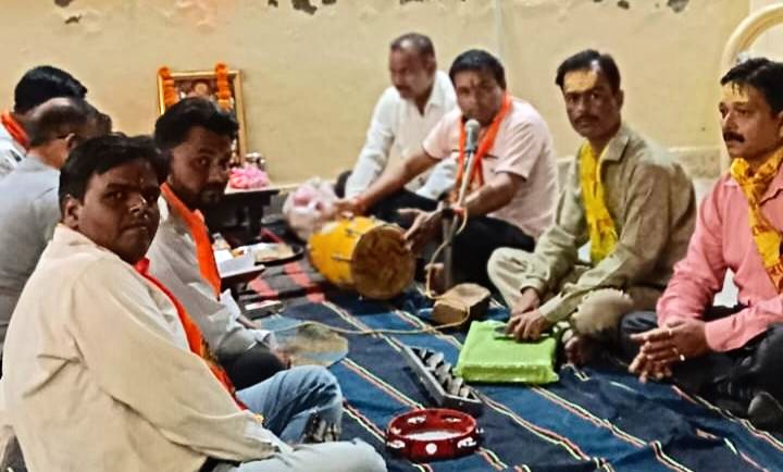 न्यू राधा कृष्ण सेवा समिति द्वारा श्री हनुमान जन्मोत्सव पर किया गया सुंदरकांड पाठ