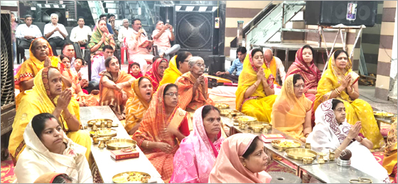 नयाबांस जैन मंदिर में पंच कल्याणक महामंडल विधान का शुभारंभ, श्रद्धालुओं ने भक्ति भाव से किया पूजन