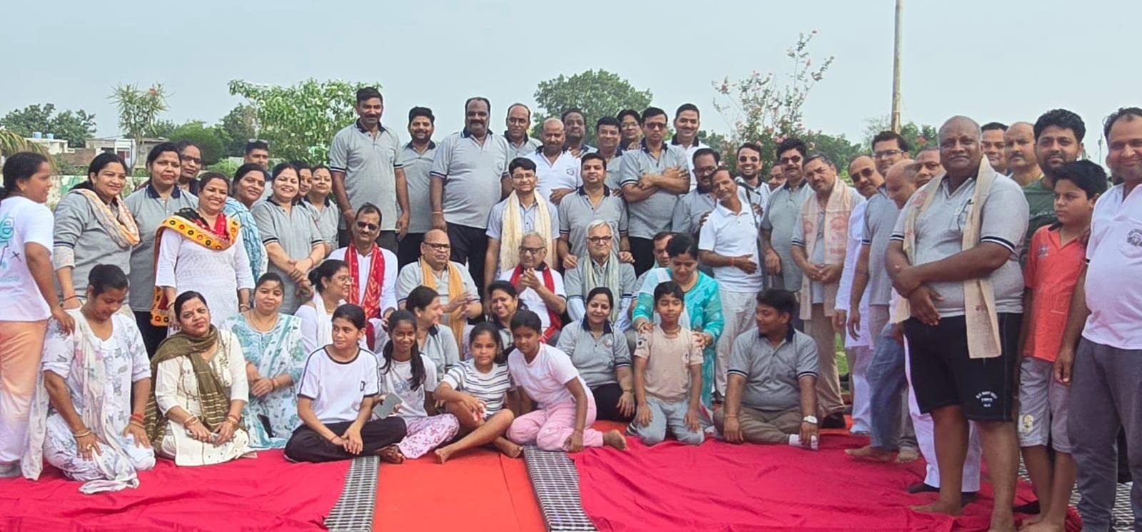 भारत विकास परिषद संस्कार शाखा ने मनाया अंतर्राष्ट्रीय योग दिवस