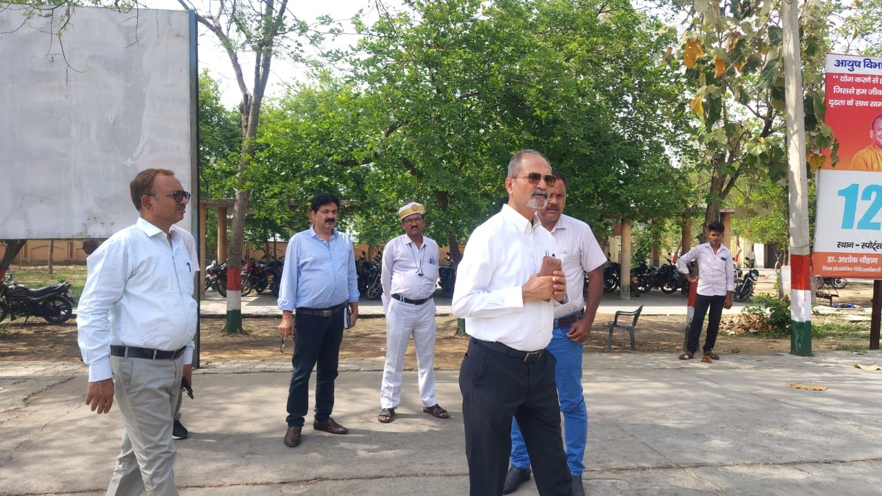केंद्र सरकार के 12 वर्ष पूर्ण होने पर आयोजित कार्यक्रम की तैयारियों का सीडीओ ने लिया जायजा