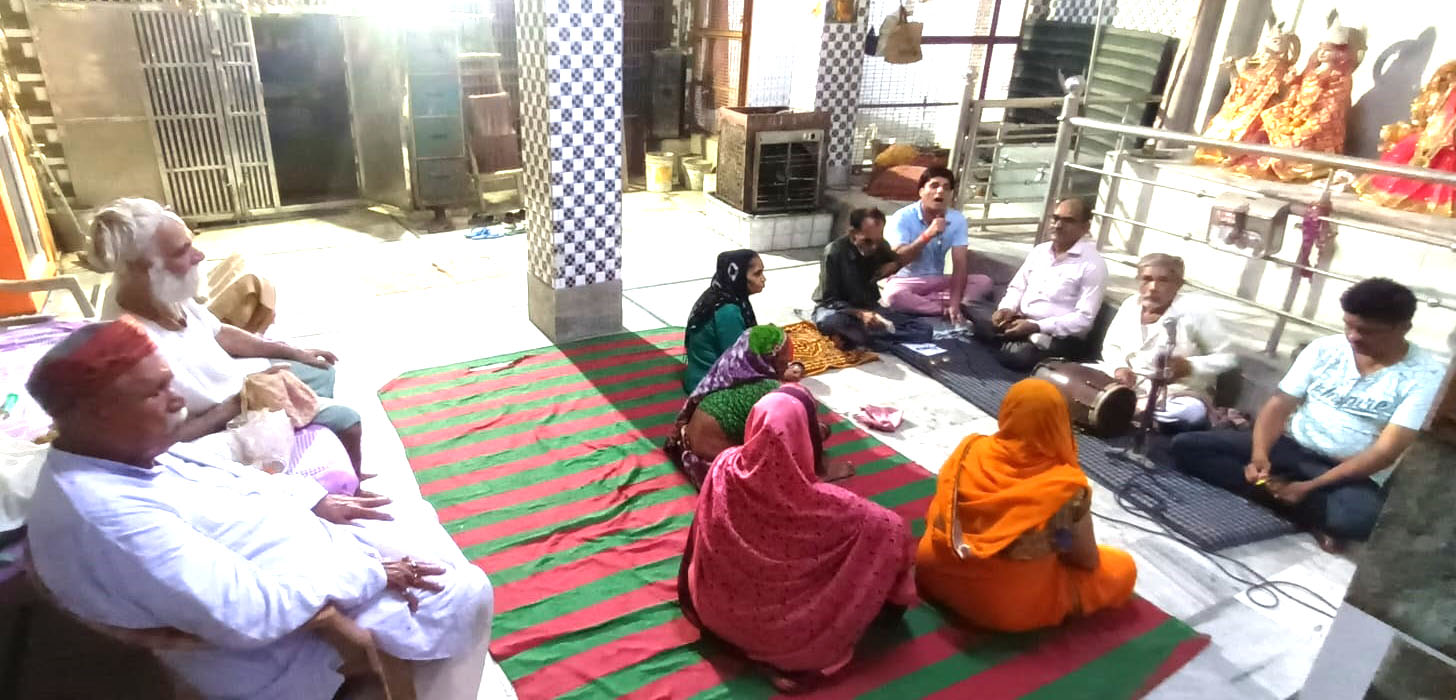 श्री भैरवनाथ सिद्ध पीठ पर 101 हनुमान चालीसा पाठ का हुआ समापन, प्रसादी वितरित