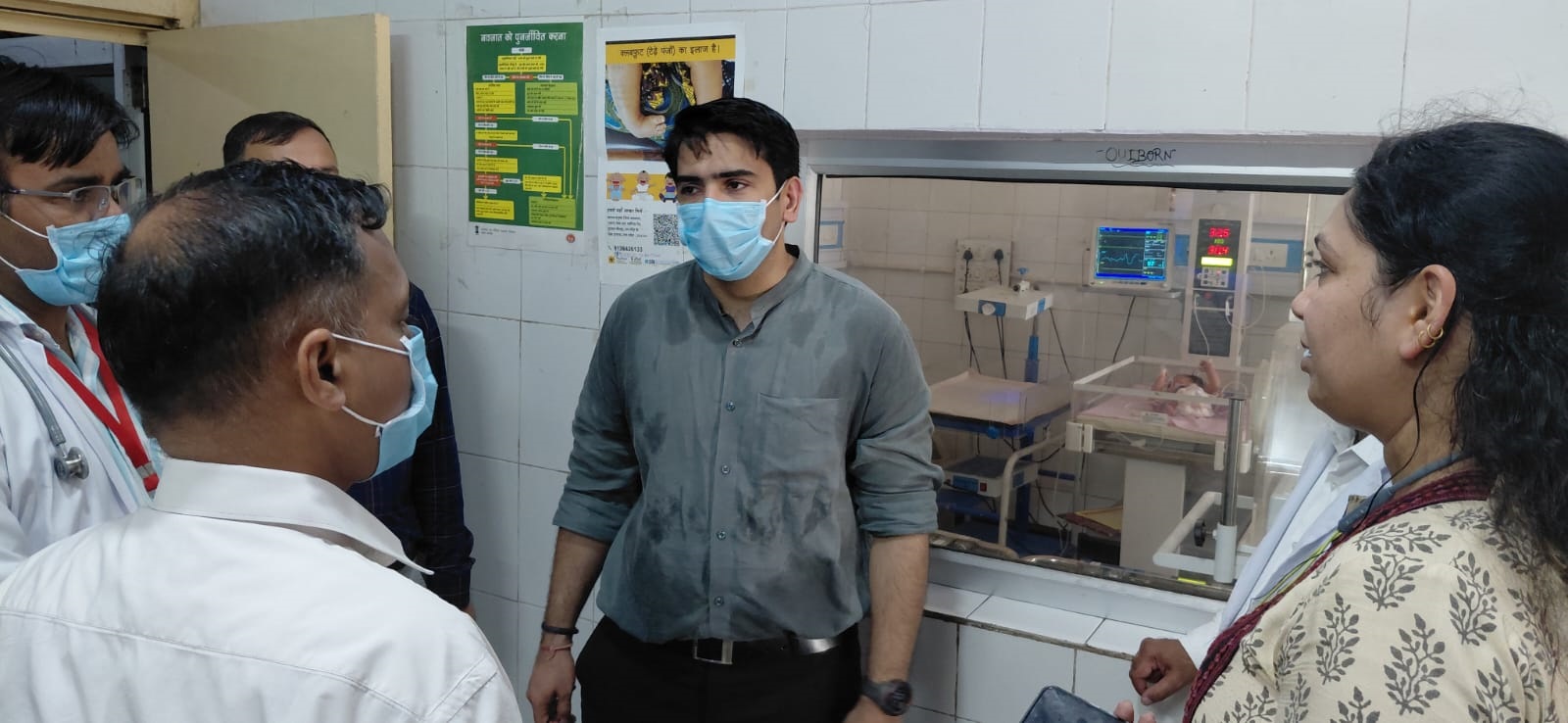 बागला संयुक्त चिकित्सालय में इमरजेंसी सेवाओं के विस्तार की तैयारी, डीएम-एसपी ने किया निरीक्षण