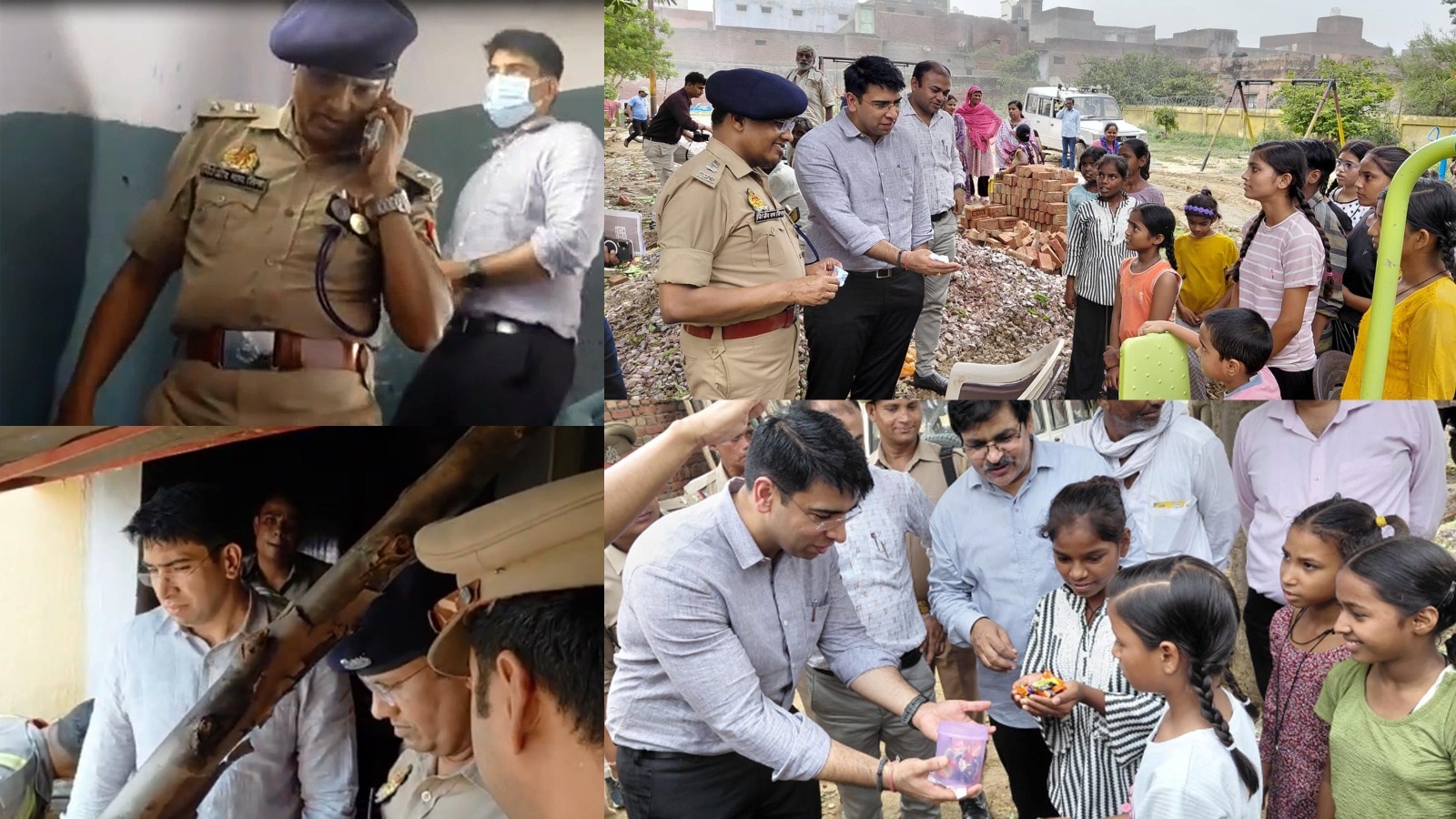 कस्तूरबा गांधी बालिका विद्यालय में शॉर्ट सर्किट से लगी आग, डीएम-एसपी ने किया निरीक्षण