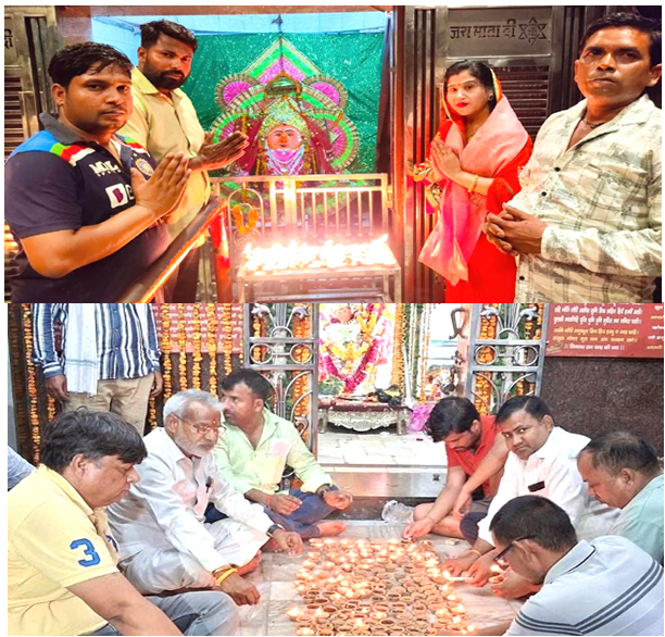 गुरु रविदास जयंती पर मंदिरों में गूंजा समरसता का संदेश, 6500 दीपों से किया संत रविदास को नमन,भाजपा पदाधिकारियों एवं कार्यकर्ताओं ने मंदिरों के पुरोहितों एवं धर्माचार्यों को किया सम्मानित