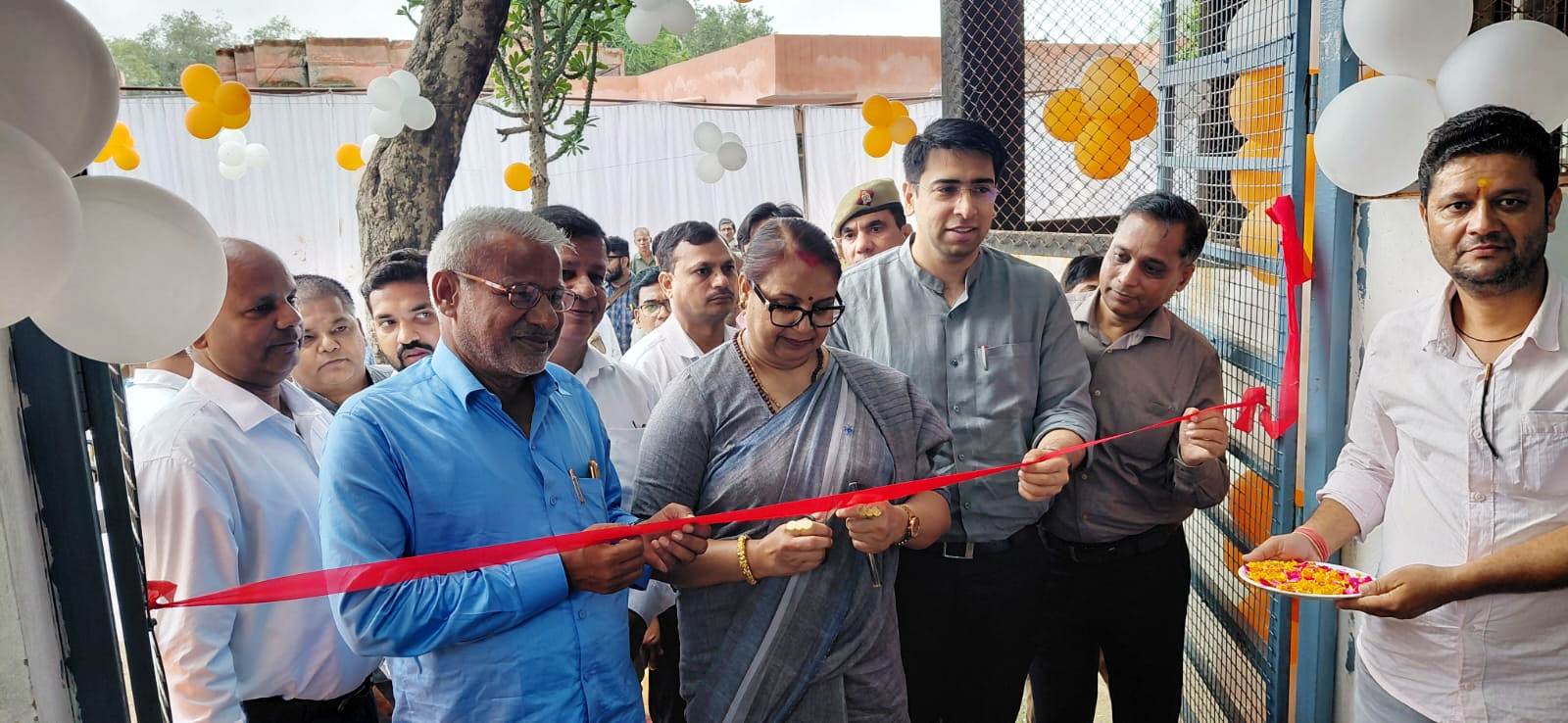बागला संयुक्त जिला चिकित्सालय में ऑक्सीजन प्लांट पर स्थापित प्रेशर बूस्टर सिस्टम का सदर विधायक ने किया फीता काटकर शुभारंभ