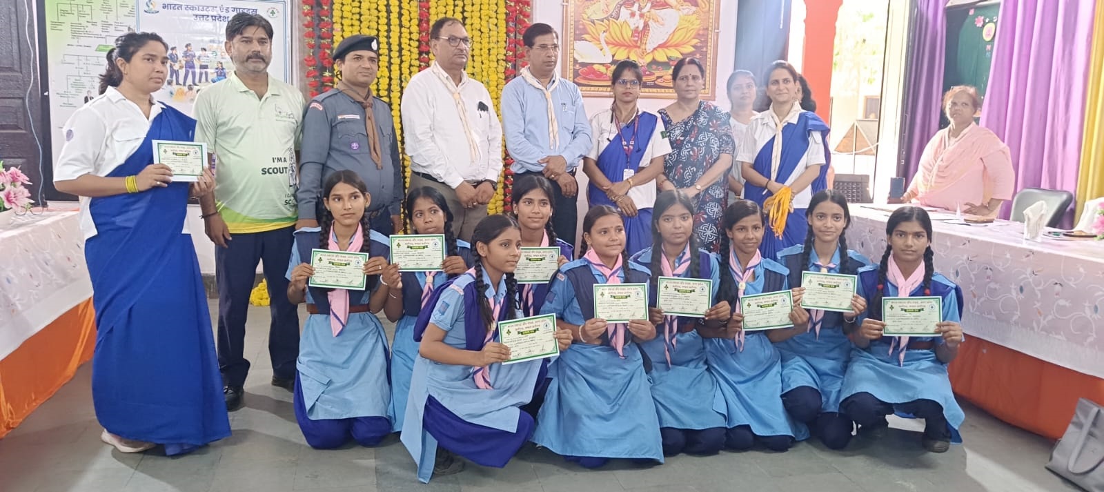 मंडलीय नुक्कड़ नाटक प्रतियोगिता में हाथरस के स्काउट-गाइड्स का शानदार प्रदर्शन