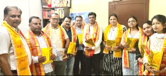 वेंकटेश्वर वेल्फेयर सोसाइटी द्वारा संचालित नेकी की दुकान के नव निर्वाचित पदाधिकारियों का हुआ भव्य स्वागत