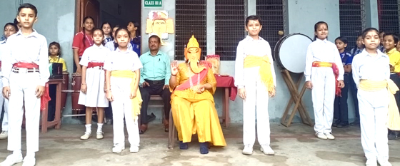 एम0एल0डी0वी0 एवं आर0के0एस0के0 इण्टरनेशनल स्कूल में गणेश उत्सव का हुआ भव्य आयोजन